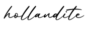 单词hollandite书写
