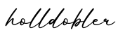 单词holldobler书写