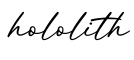 单词hololith书写