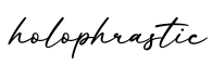单词holophrastic书写