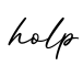 单词holp书写