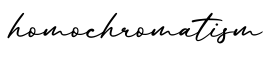 单词homochromatism书写