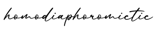 单词homodiaphoromictic书写
