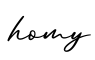 单词homy书写