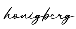 单词honigberg书写
