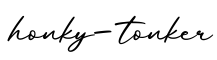 单词honky-tonker书写