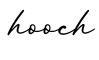 单词hooch书写