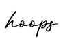 单词hoops书写