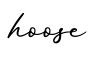 单词hoose书写