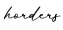 单词horders书写