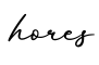 单词hores书写