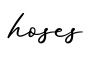 单词hoses书写