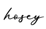 单词hosey书写