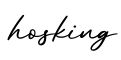 单词hosking书写