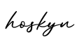 单词hoskyn书写