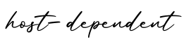 单词host-dependent书写