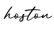 单词hoston书写