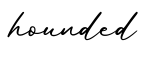 单词hounded书写
