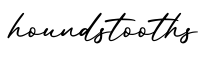单词houndstooths书写