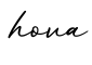 单词hova书写