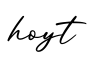 单词hoyt书写