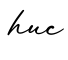 单词huc书写