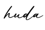 单词huda书写