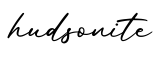 单词hudsonite书写