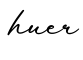 单词huer书写