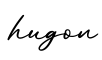 单词hugon书写