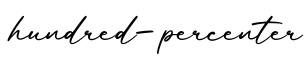 单词hundred-percenter书写