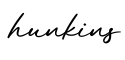 单词hunkins书写