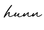 单词hunn书写