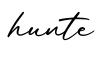 单词hunte书写