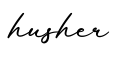 单词husher书写