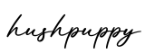 单词hushpuppy书写