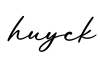 单词huyck书写