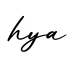 单词hya书写