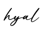 单词hyal书写