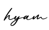 单词hyam书写