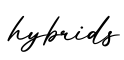 单词hybrids书写