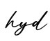 单词hyd书写