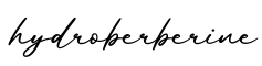 单词hydroberberine书写