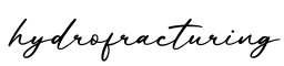 单词hydrofracturing书写