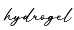 单词hydrogel书写