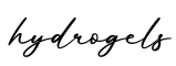 单词hydrogels书写