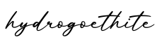 单词hydrogoethite书写