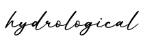 单词hydrological书写