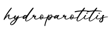 单词hydroparotitis书写