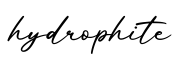 单词hydrophite书写